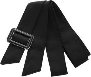 170cm Women's Trench Coat Overcoat Replacement Coat Belt with Buckle Black