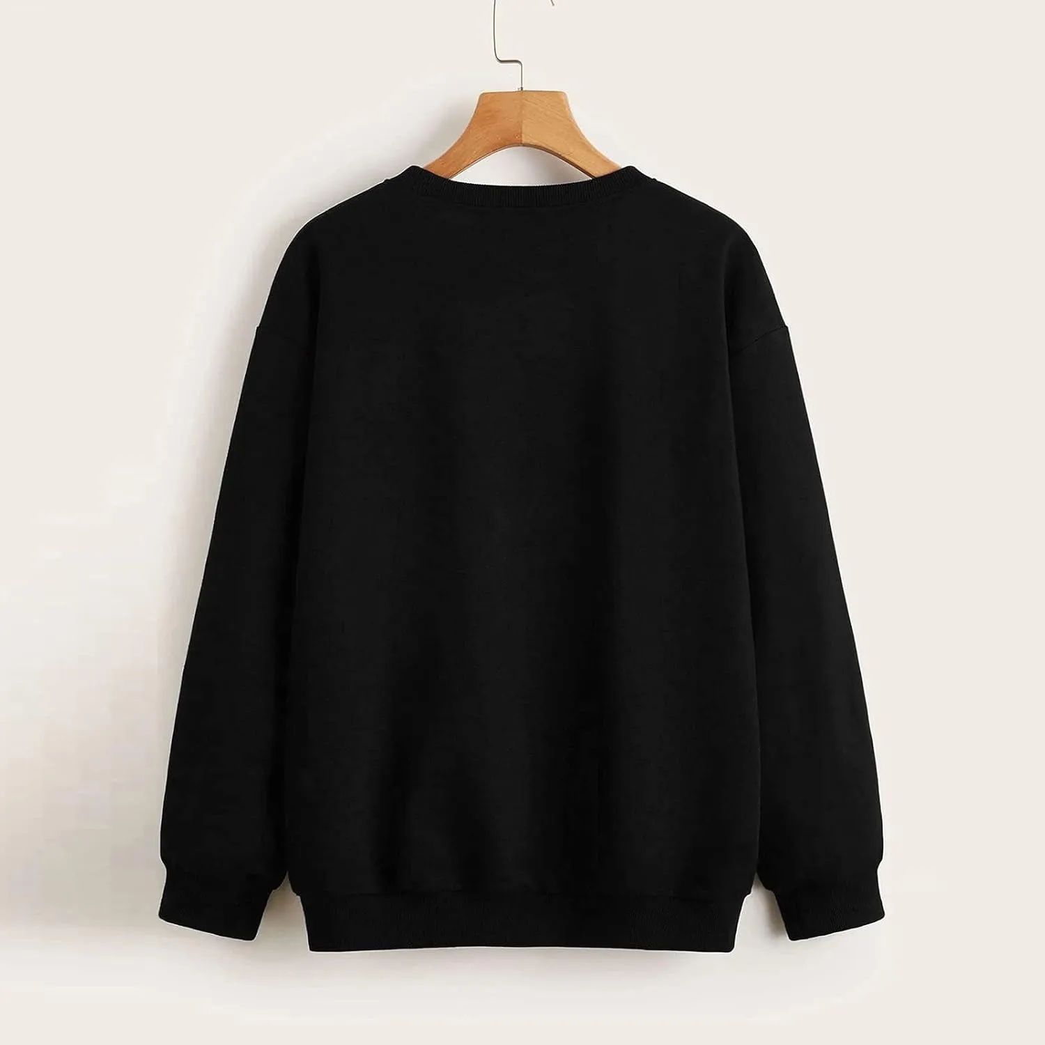 2024 Womens Oversized Sweatshirts Hoodies Fleece Crew Neck Pullover Sweaters Casual Comfy Fall Fashion Outfits
