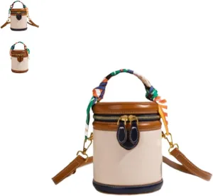2025 Bucket Bag for Women,New Summer Niche Design Cylinder Bag,Fashionable & Versatile Summer Handbag