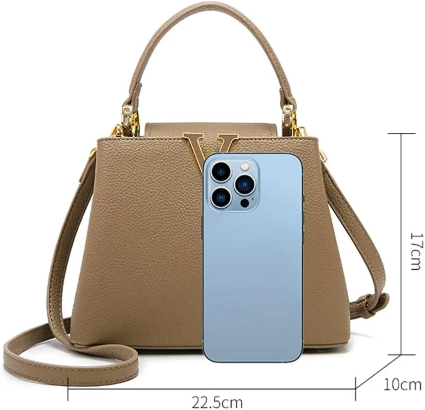 2025 Women's Elegant Bucket Bag, Versatile Top Handle Crossbody Purse, Chic Work & Commute Shoulder Tote