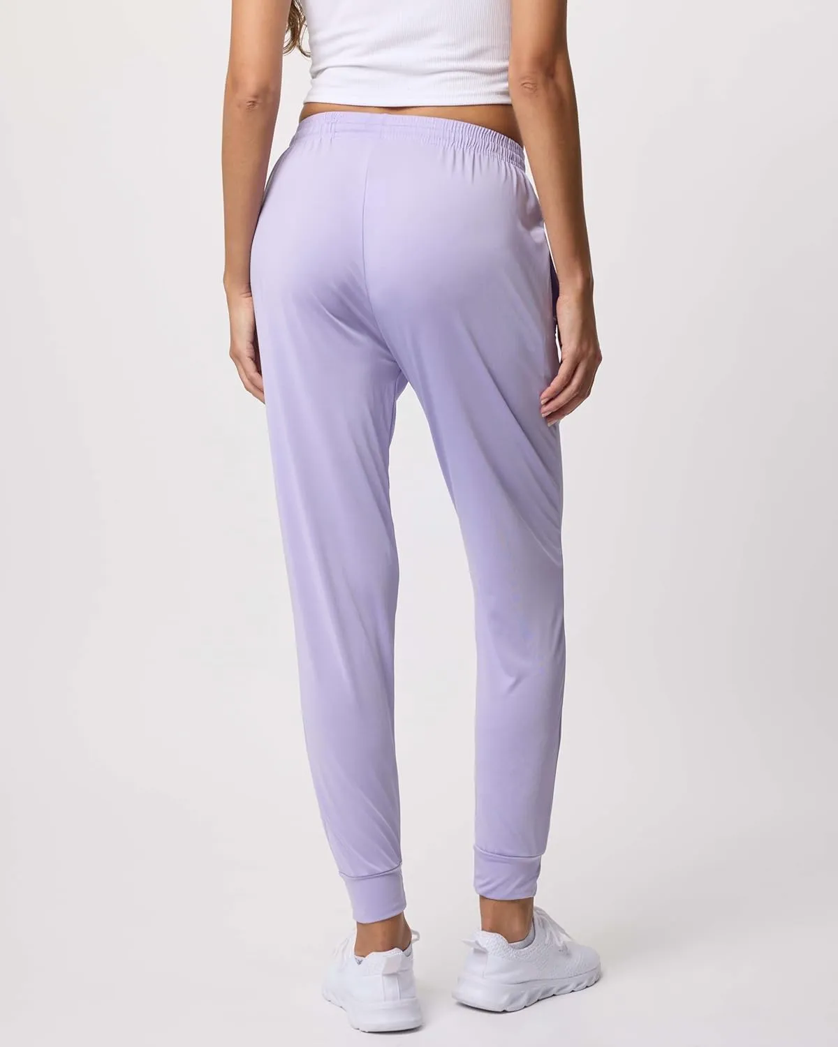 3 Pack: Women's Ultra-Soft Silky Dry Fit Lounge Joggers Lightweight Dry-Fit Pants with Pockets (Available in Plus)