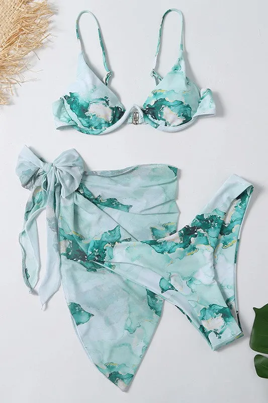 3 piece bikini set