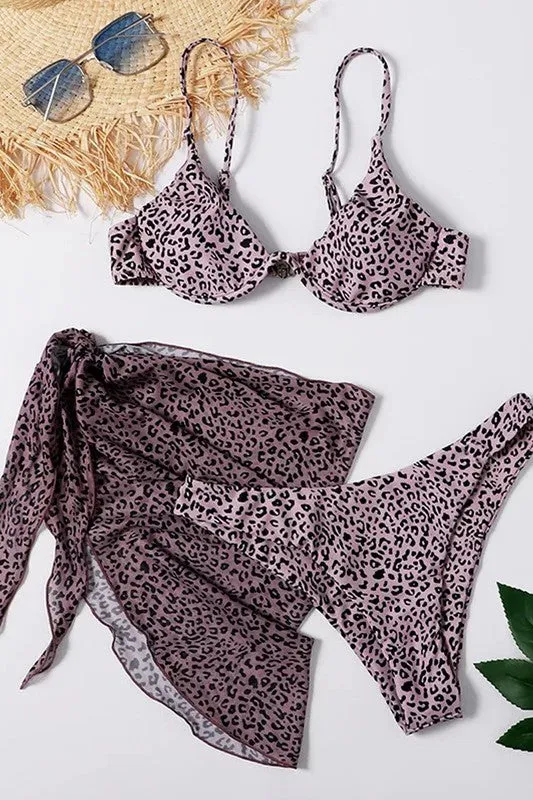 3 piece bikini set