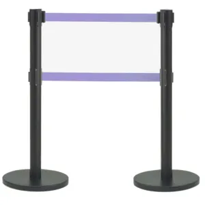 AARCO Products HBK-27PU Crowd Control Stanchion