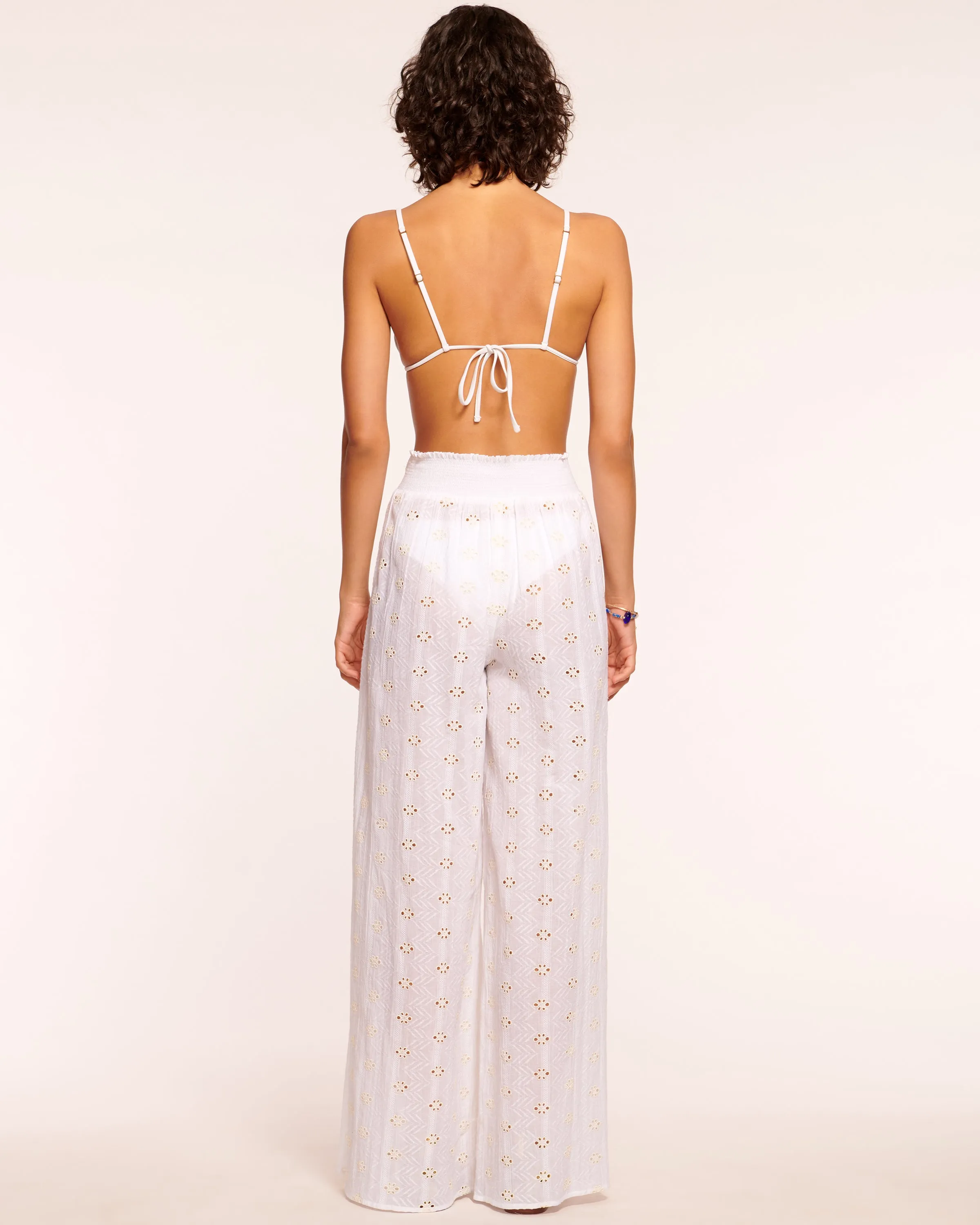 Adelia Eyelet Coverup Pant
