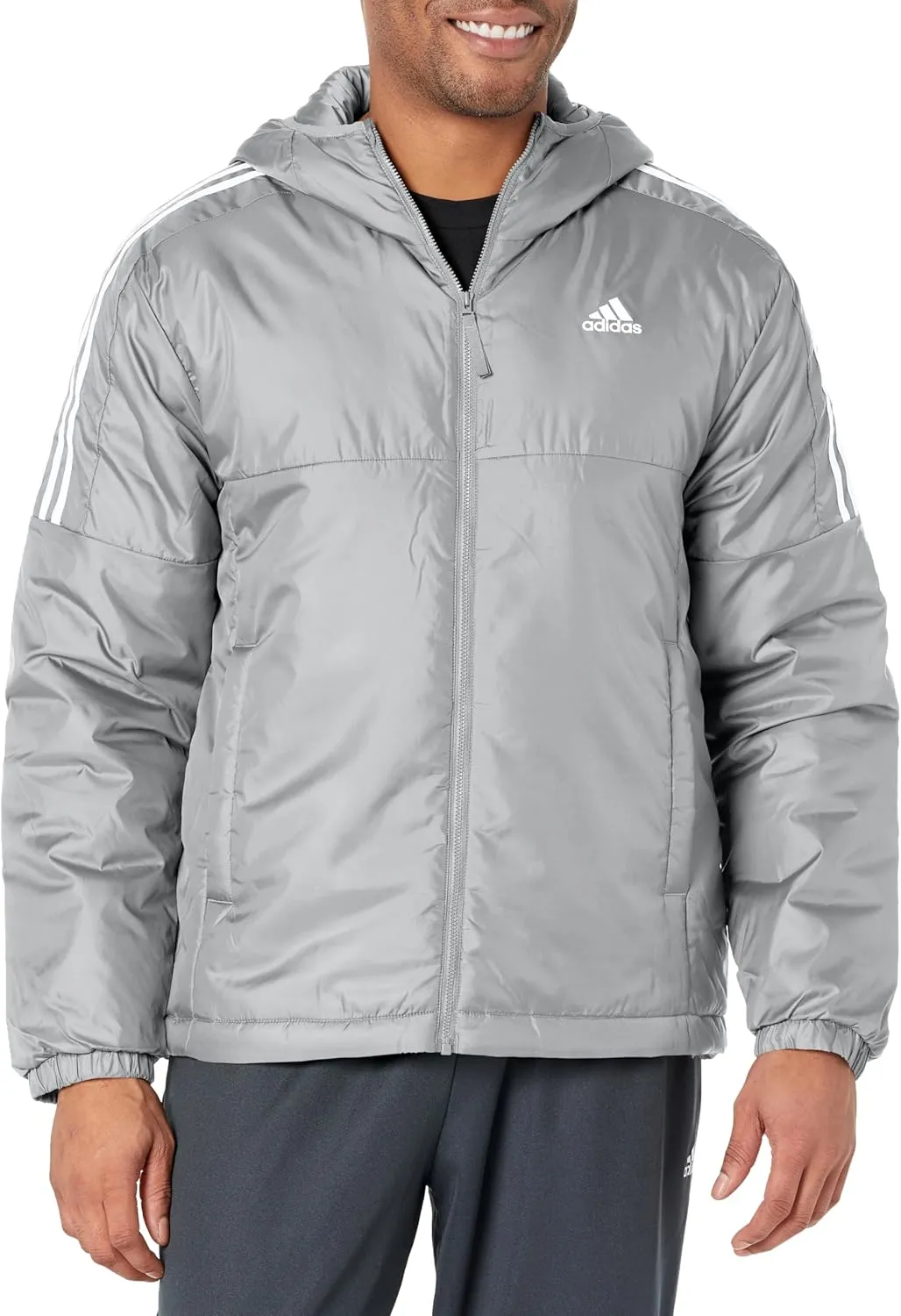 adidas Men's Essentials Insulated Hooded Jacket