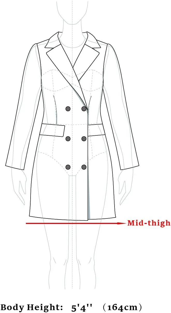 Allegra K Women's Plaid Belted Shawl Collar Tie Waist Wrap Overcoat Fall Winter Coat