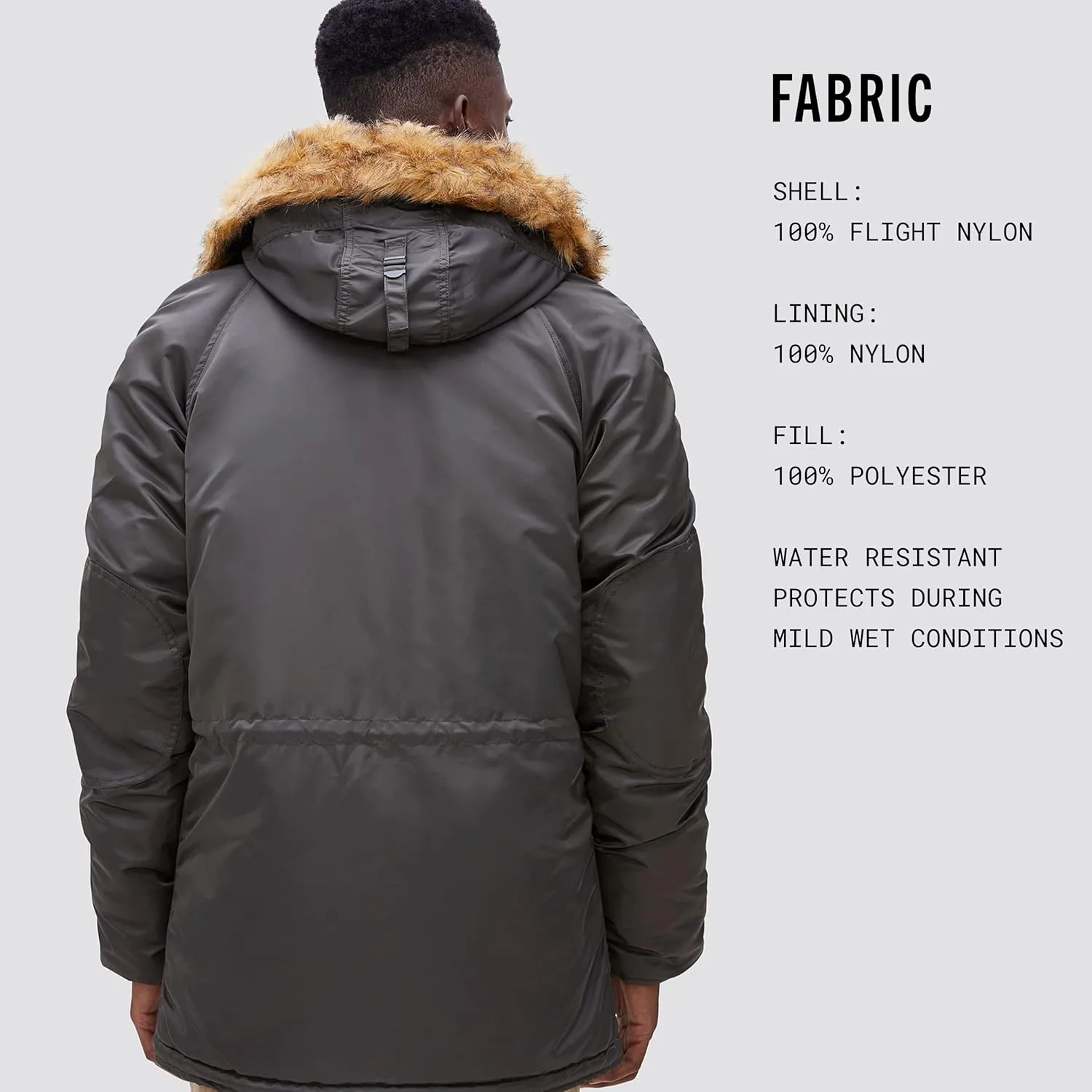 Alpha Industries Men's Slim Fit N-3b Parka