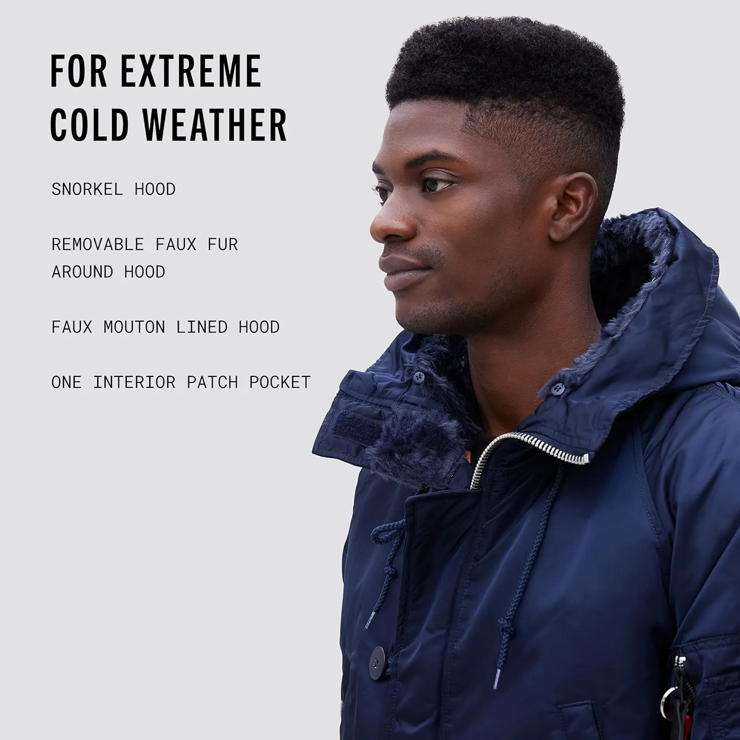 Alpha Industries Men's Slim Fit N-3b Parka