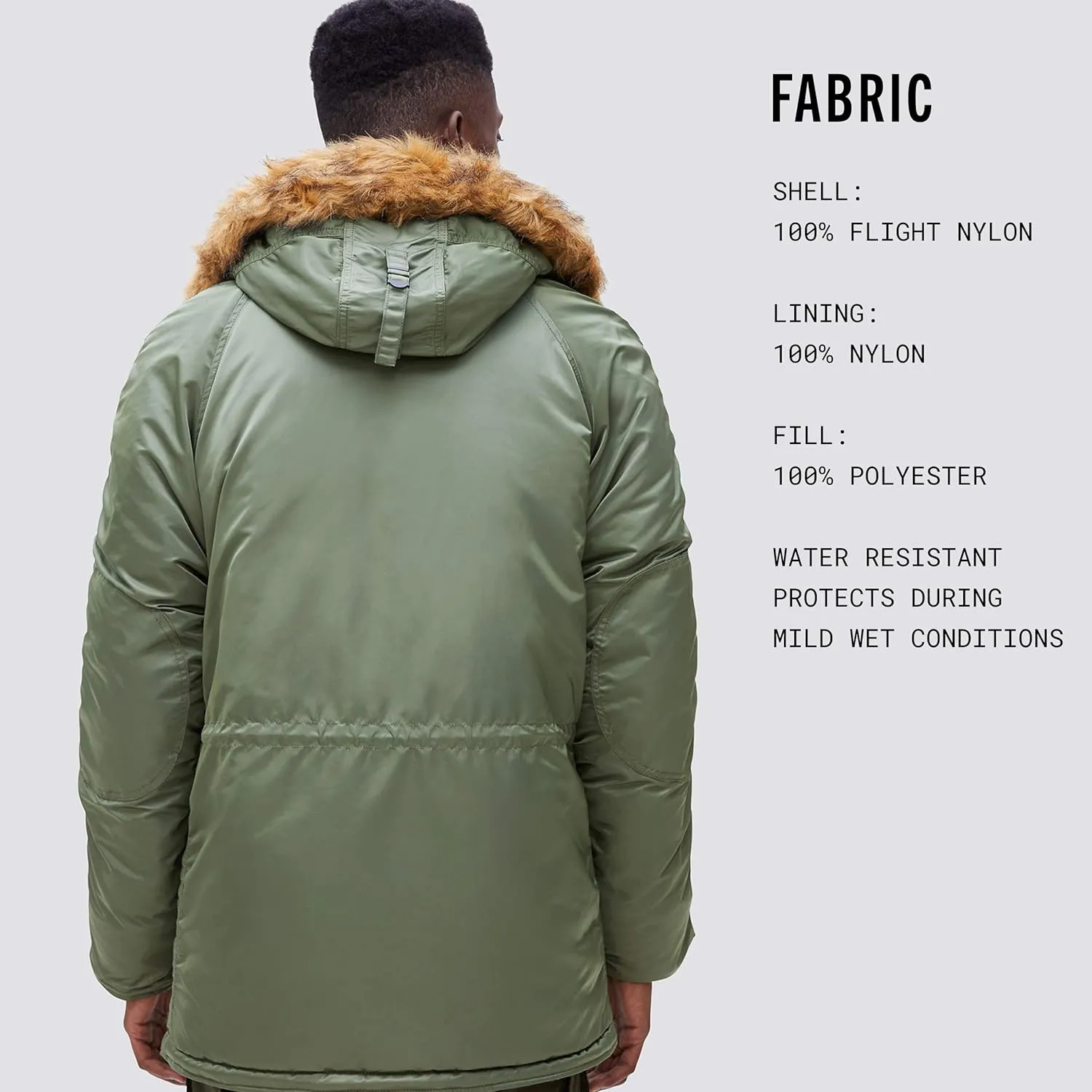 Alpha Industries Men's Slim Fit N-3b Parka