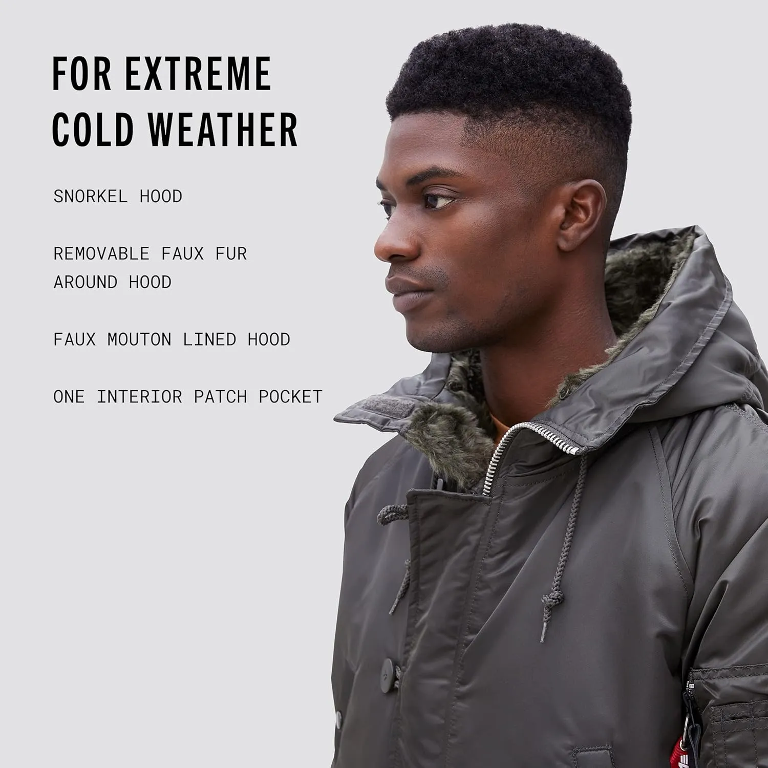 Alpha Industries Men's Slim Fit N-3b Parka