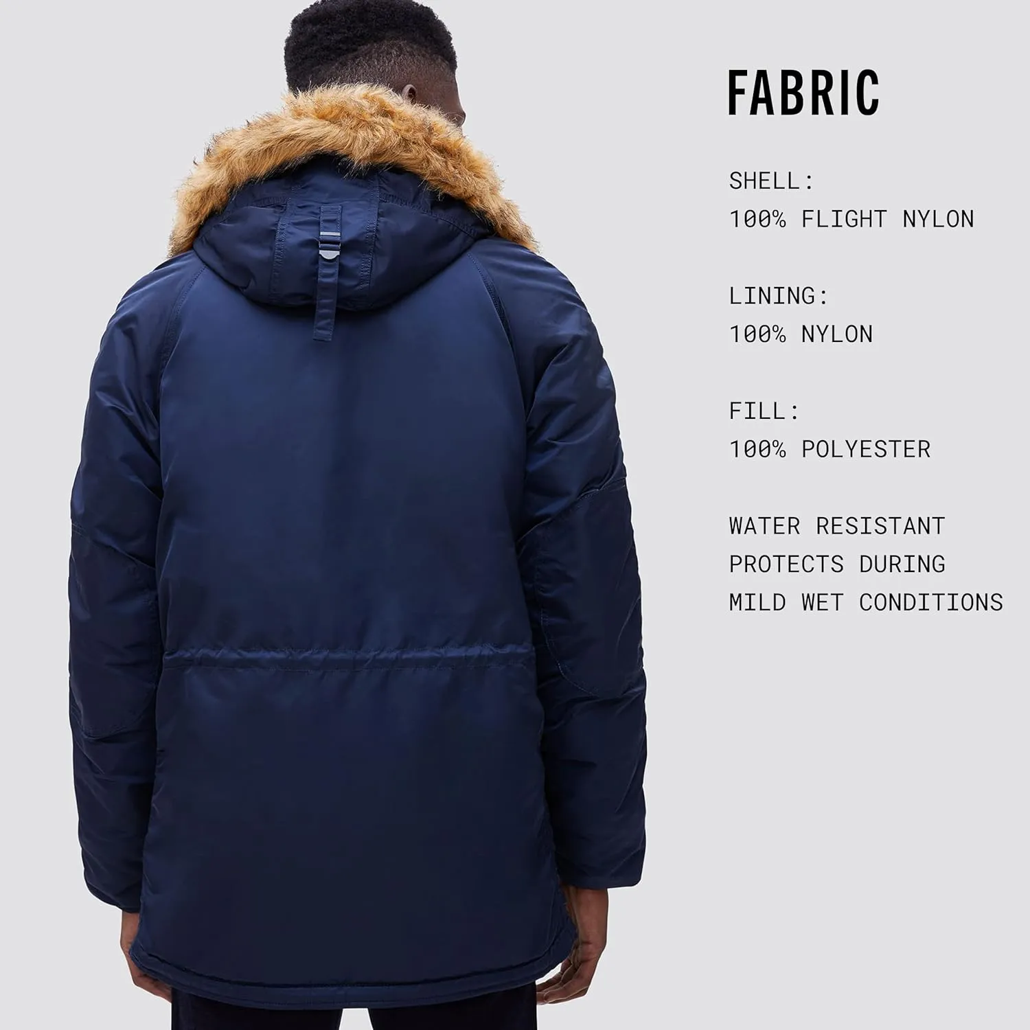 Alpha Industries Men's Slim Fit N-3b Parka