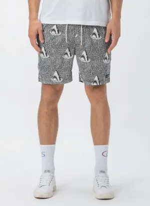 Amphibious 17" Swim Short Shark Bait