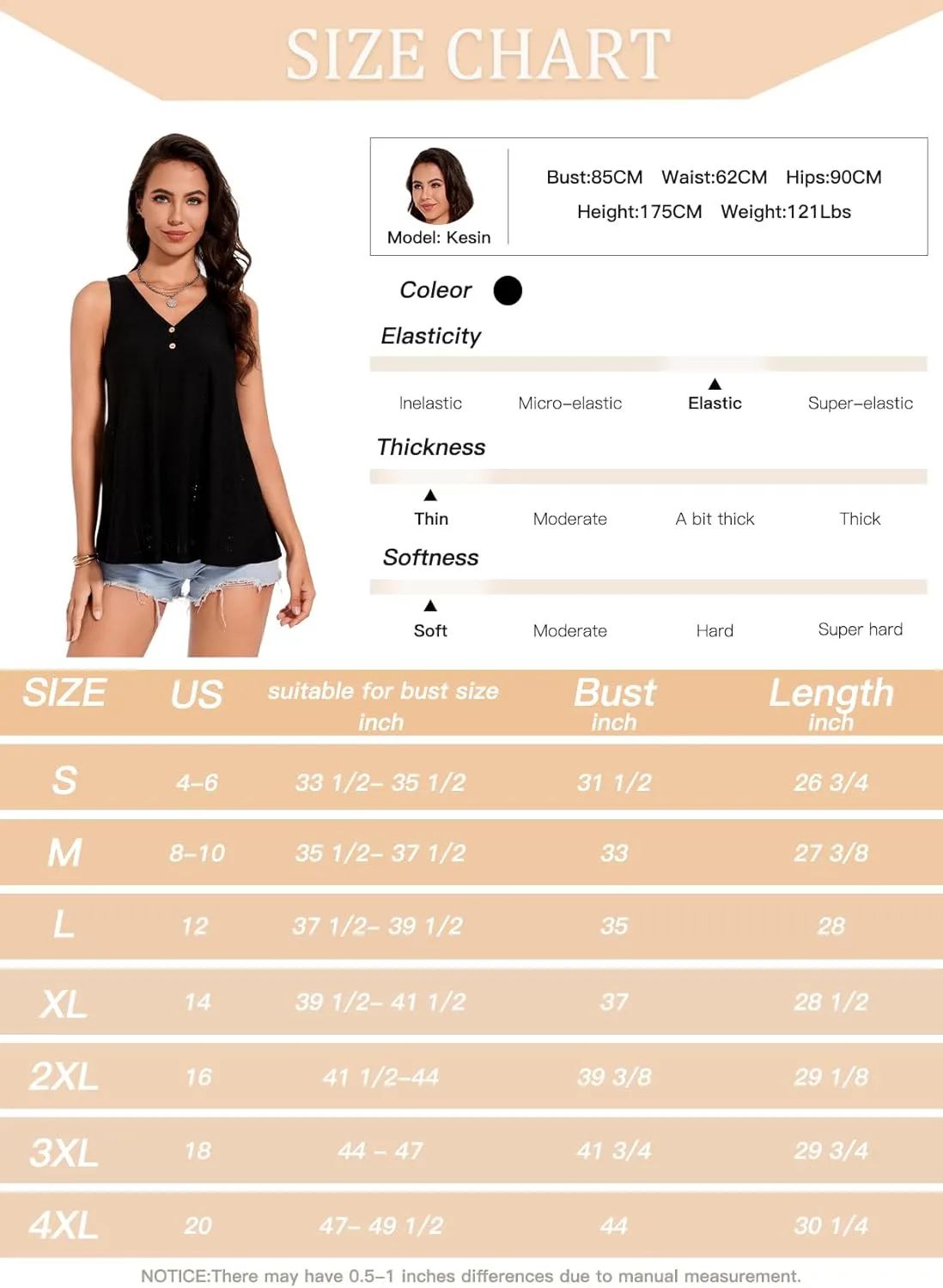 ANYFITTING Women's Built in Bra Tank Top 2025 Summer Trendy Tops Flowy Loose Fit Casual Halter Cami Camisole Outfits S-3XL