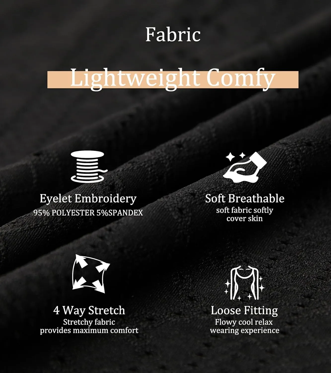 ANYFITTING Women's Built in Bra Tank Top 2025 Summer Trendy Tops Flowy Loose Fit Casual Halter Cami Camisole Outfits S-3XL