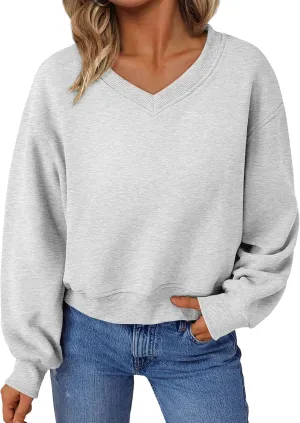 AUTOMET Womens Cropped Sweatshirts Pullover Fleece Crop Sweaters Fall Fashion Outfits Clothes 2025