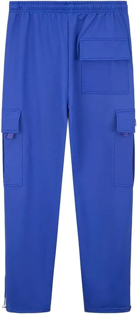 Baggy Sweatpants Men Casual Comfy Open Bottom Cargo Pants Outdoor Adjustable Bottom Joggers Multi Pockets Streetwear