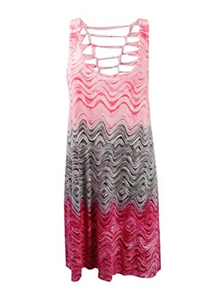 Becca by Rebecca Virtue Women's Cosmic Tank Dress Cover Up, L