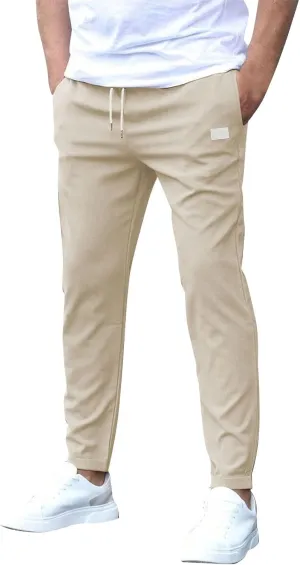 Beva Wear Glide Pants Men Quick Dry Breathable Pants Stretch Tapered Active Hiking Trousers with Pockets