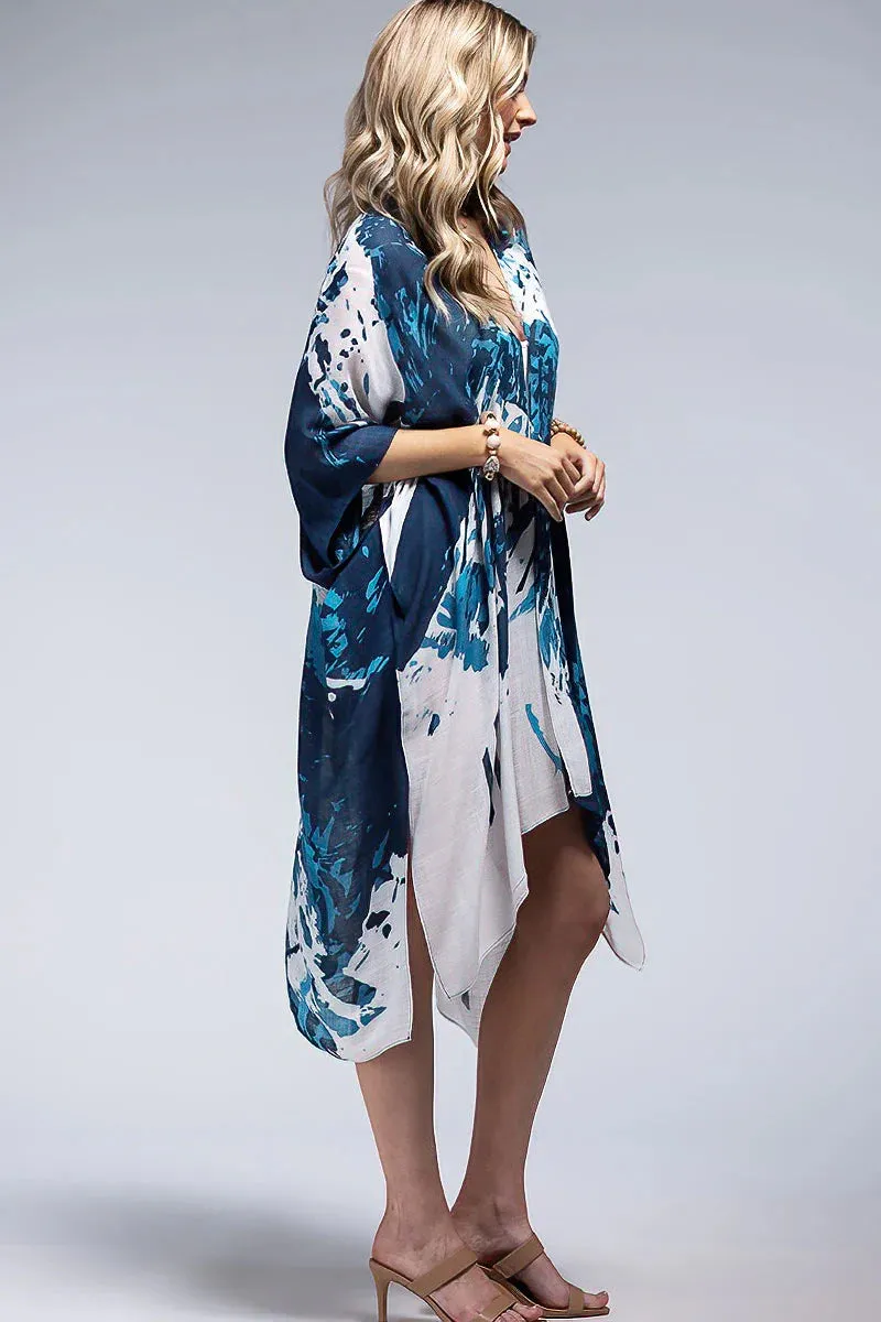 Blue Hawaii Kimono