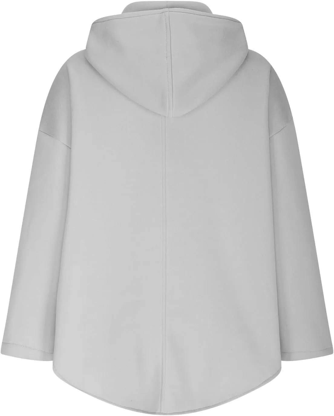 Borniu Women's Half Zip Oversized Sweatshirt Long Sleeve Crewneck Hoodies Fall Pullover Tops 2024 Trendy Preppy Clothes
