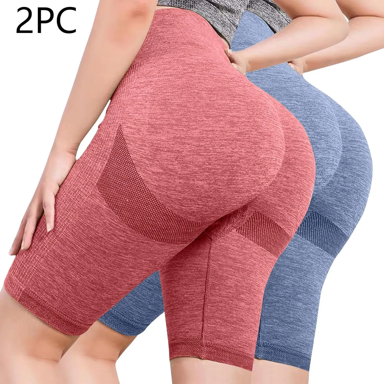 BOXIACEY Womens Workout Shorts High Waisted Booty Shorts Butt Lifting Seamless Shorts Slimming Athletic Gym Yoga Pants