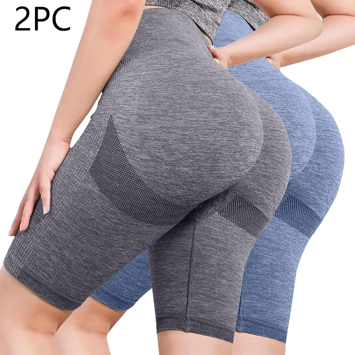BOXIACEY Womens Workout Shorts High Waisted Booty Shorts Butt Lifting Seamless Shorts Slimming Athletic Gym Yoga Pants