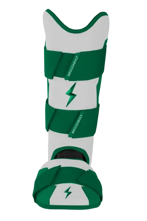 BRUCE BOLT Chrome Series Leg Guard - GREEN