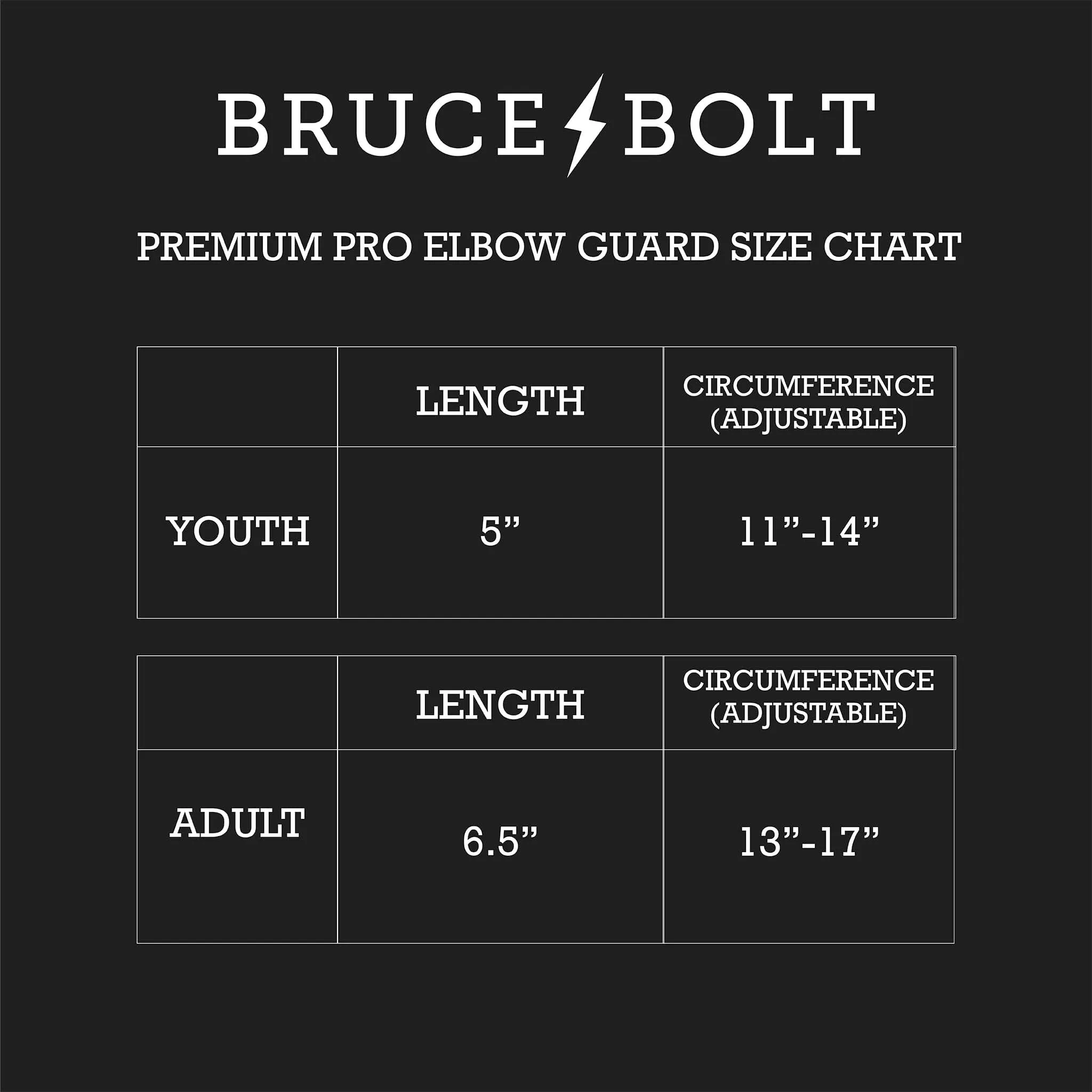 BRUCE BOLT Signature Series Elbow Guard - BADER BLACK