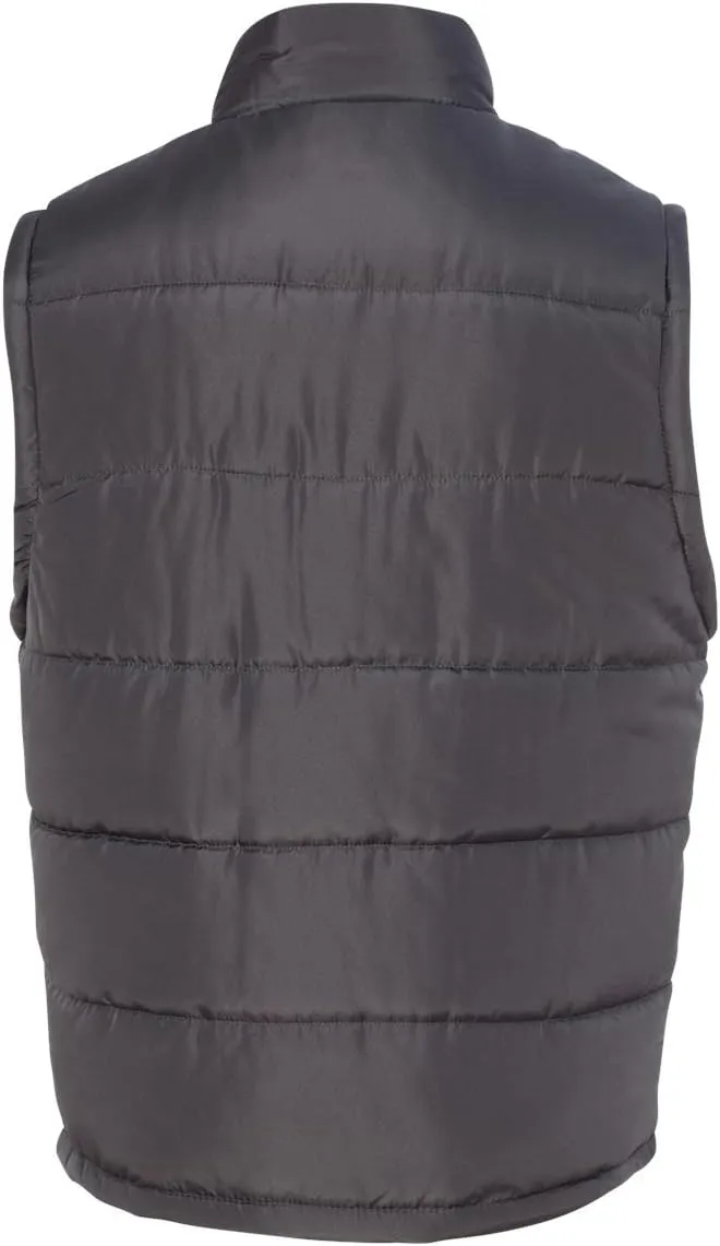 Burnside Men's 8700 Down Outerwear Zip-Up Puffer Vest