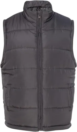 Burnside Men's 8700 Down Outerwear Zip-Up Puffer Vest