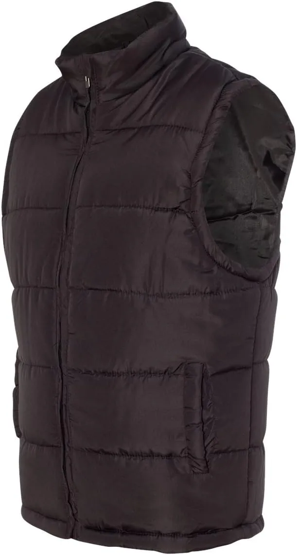 Burnside Men's 8700 Down Outerwear Zip-Up Puffer Vest