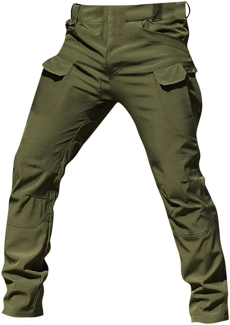 Cargo Pants for Men Relaxed Fit Multi Pockets Work Pants Ripstop Stretch Stylish Pants Big and Tall Trousers Casual