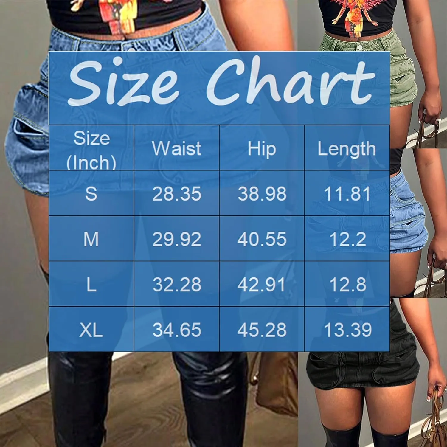 Cargo Skirts for Women Denim Casual Cute Y2K Low Waisted Jean Skort Western Vintage Cowgirl Mini Skirts with Pockets