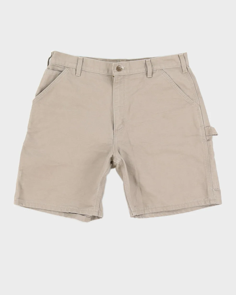 Carhartt Beige Relaxed Fit Cargo Shorts - W36