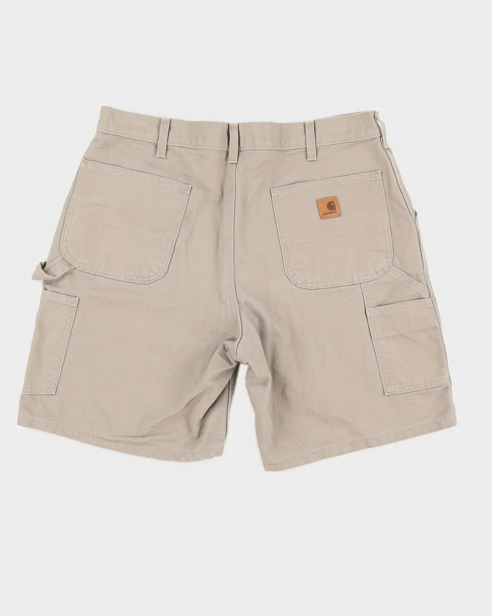 Carhartt Beige Relaxed Fit Cargo Shorts - W36