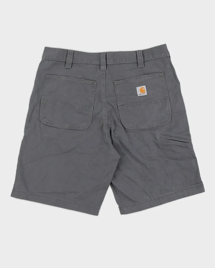 Carhartt Grey Relaxed Fit Shorts - W34