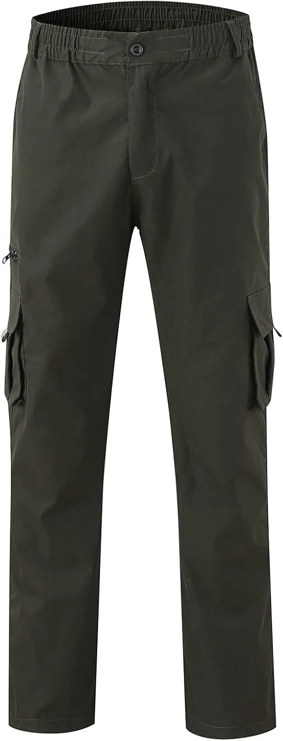 Casual Pants for Men Straight Stretch Work Pants Casual Joggers Athletic Pants Outdoor Lightweight Beach Pants