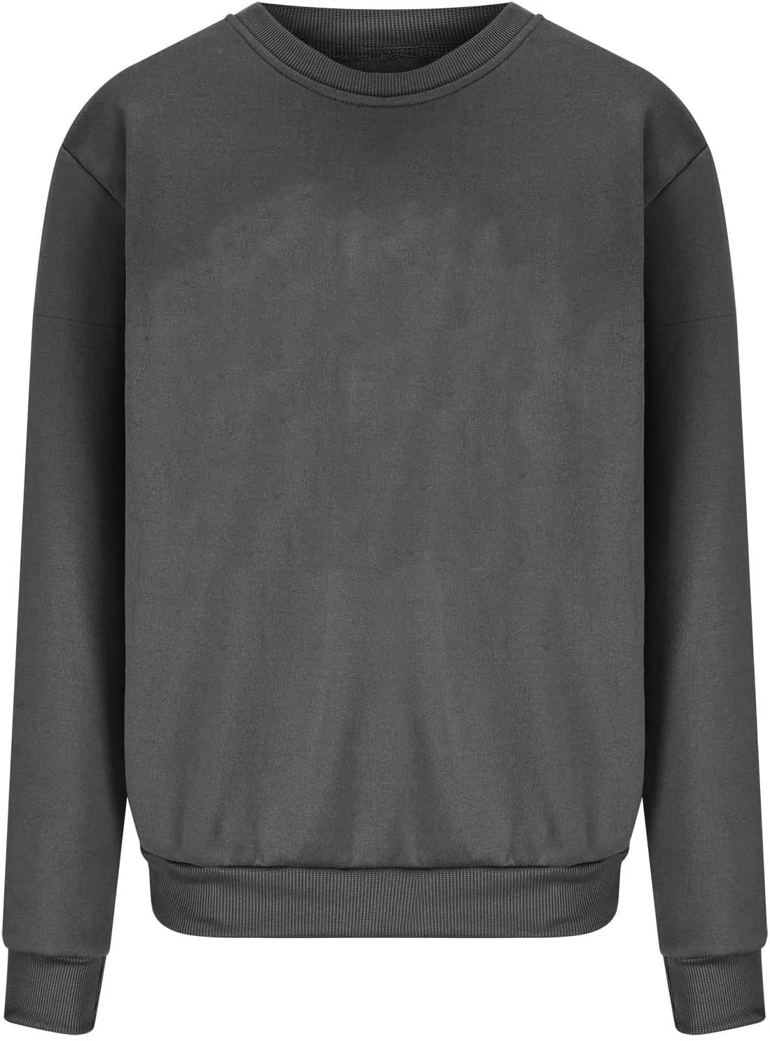 Ceboyel Women Crewneck Sweatshirt Trendy Oversized Pullover Sweater Long Sleeve Shirts Y2k Fashion Clothing 2023