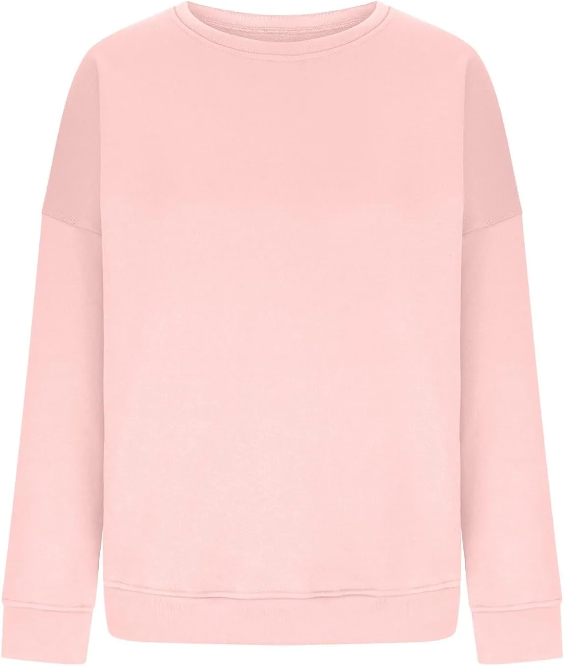Ceboyel Womens Oversized Sweatshirts 2023 Solid Color Long Sleeve Tops Crew Neck Trendy Pullover Y2K Fall Fashion Outfits