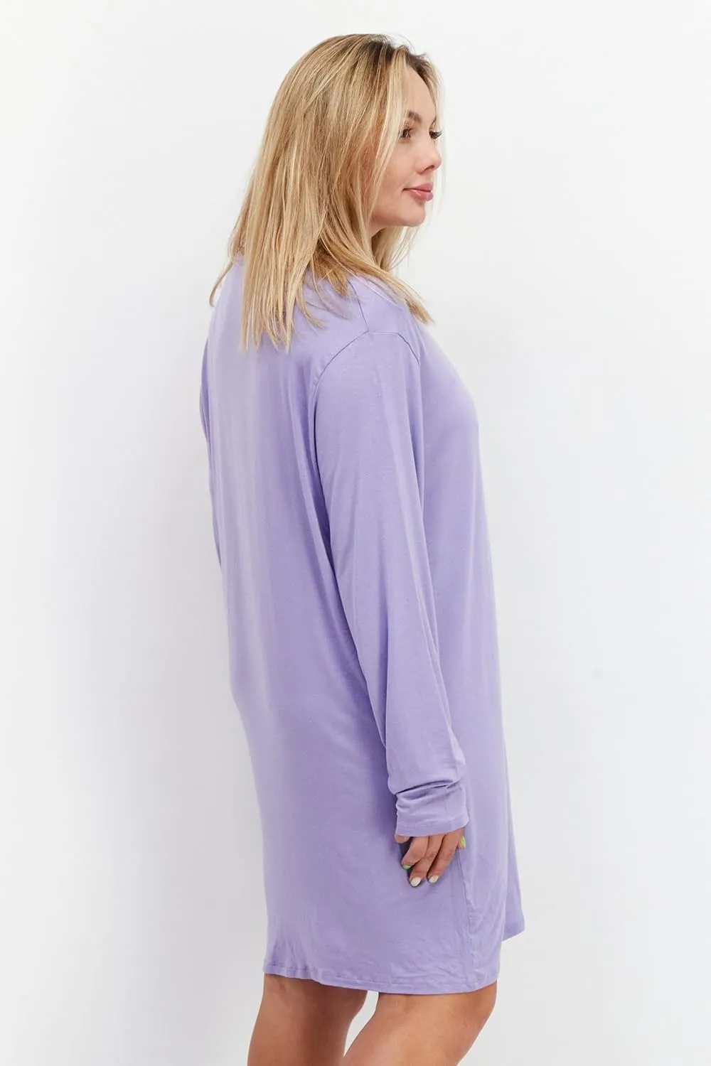 Champion Women's Sleep Long Sleeve Tee Dress
