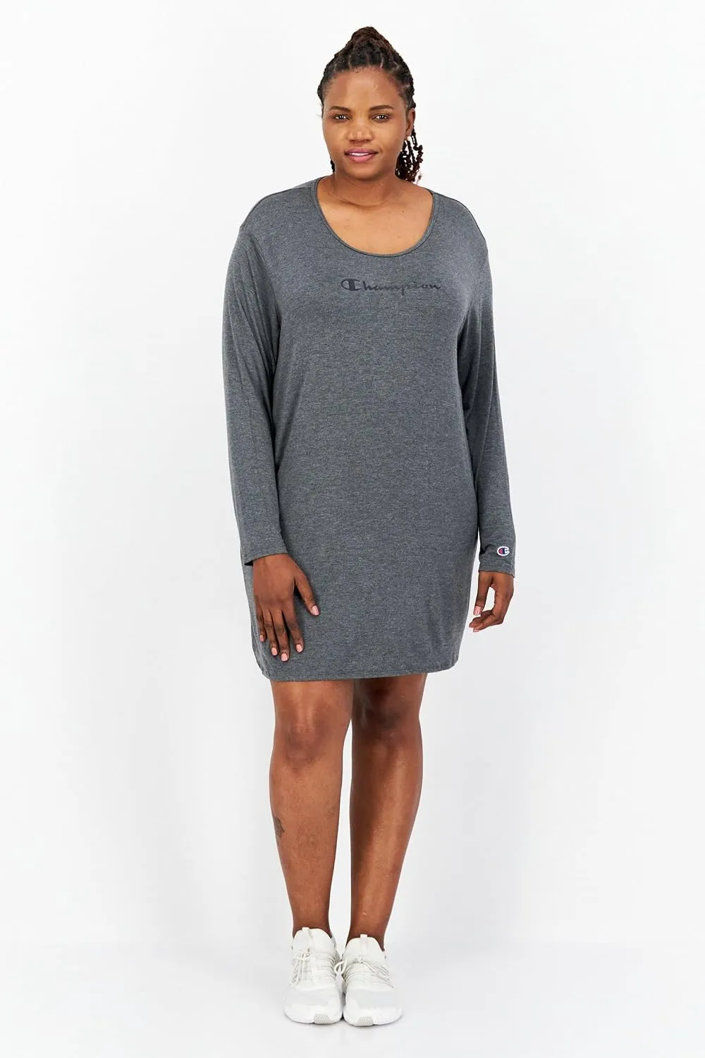 Champion Women's Sleep Long Sleeve Tee Dress