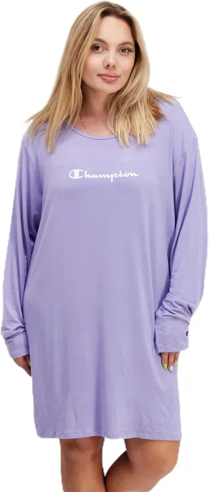 Champion Women's Sleep Long Sleeve Tee Dress