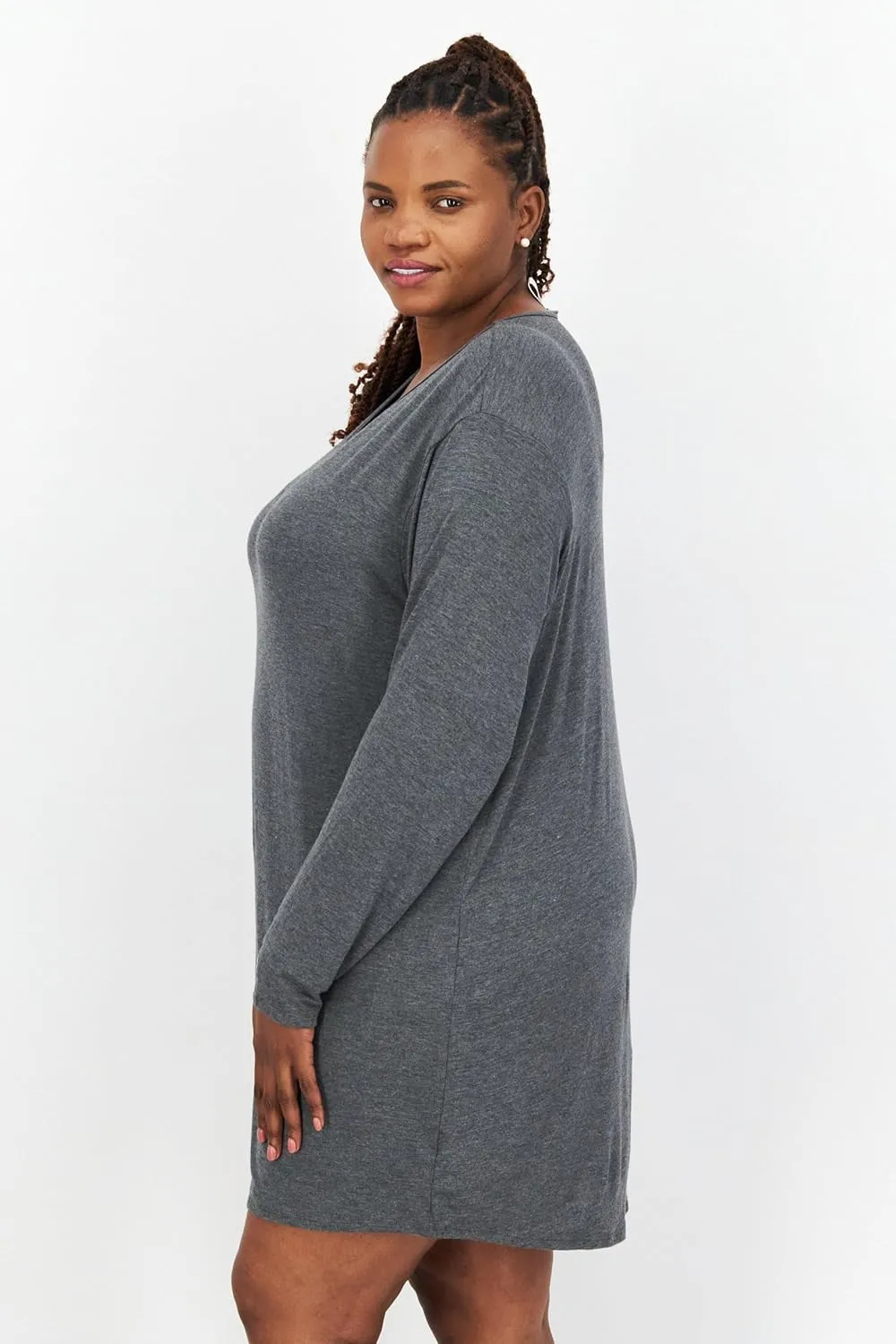 Champion Women's Sleep Long Sleeve Tee Dress