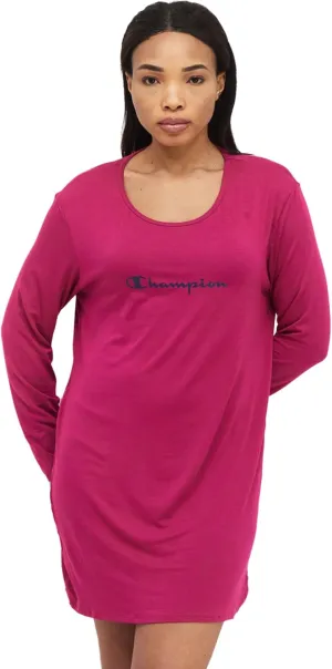 Champion Women's Sleep Long Sleeve Tee Dress