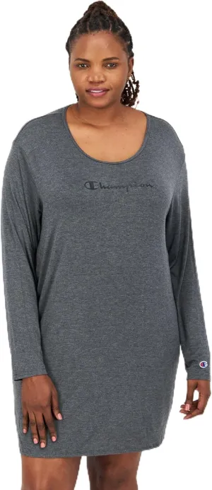 Champion Women's Sleep Long Sleeve Tee Dress