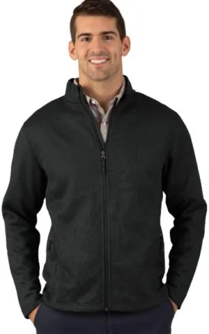 Charles River Apparel Men's Heritage Rib Knit Full Zip Jacket