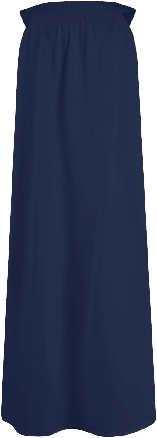 Chemise Nightgowns for Women Lightweight Sleeveless V Neck Sleep Shirts Summer Soft Comfy Loose Fit Sleep Dress