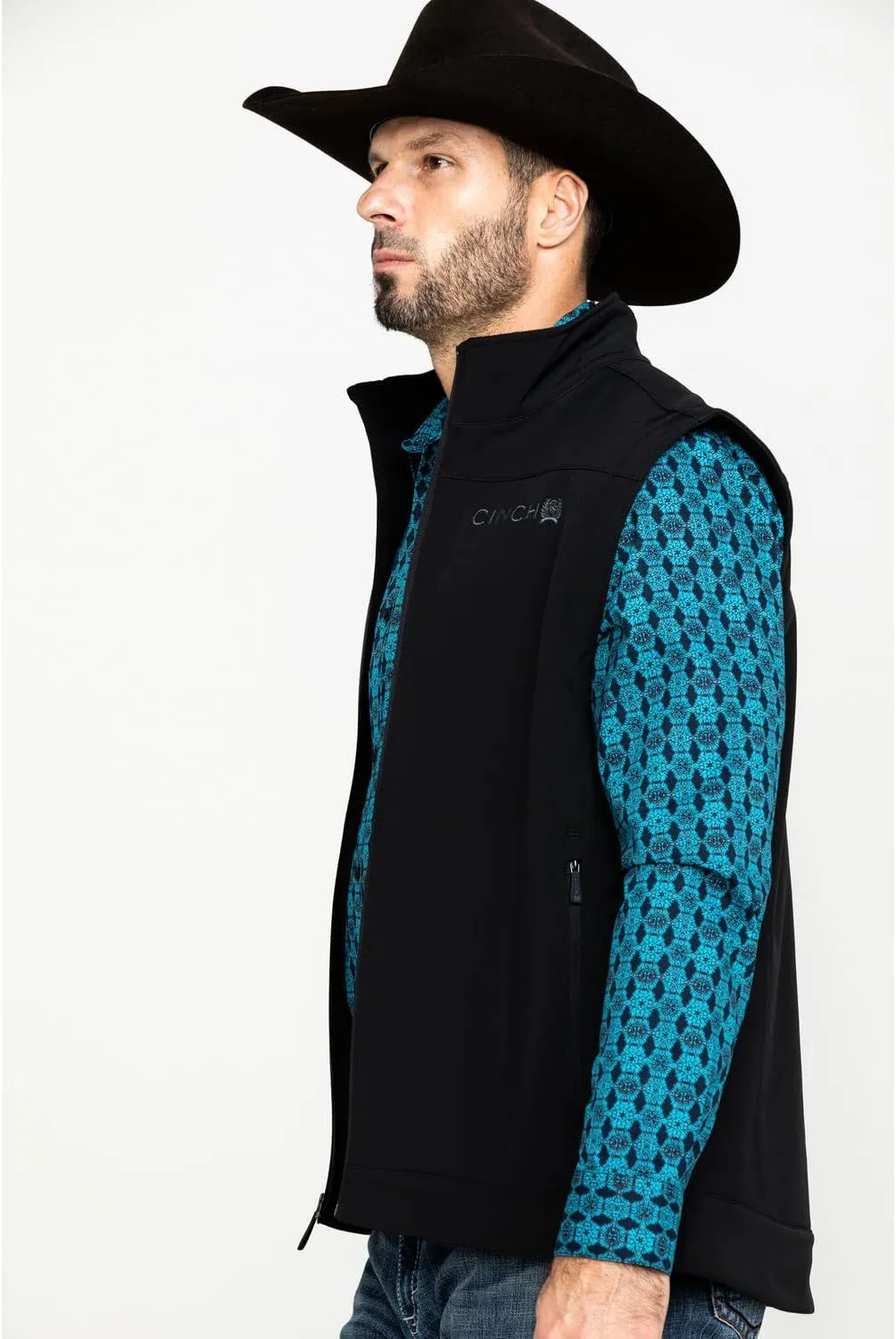 Cinch Men's Bonded Softshell Vest