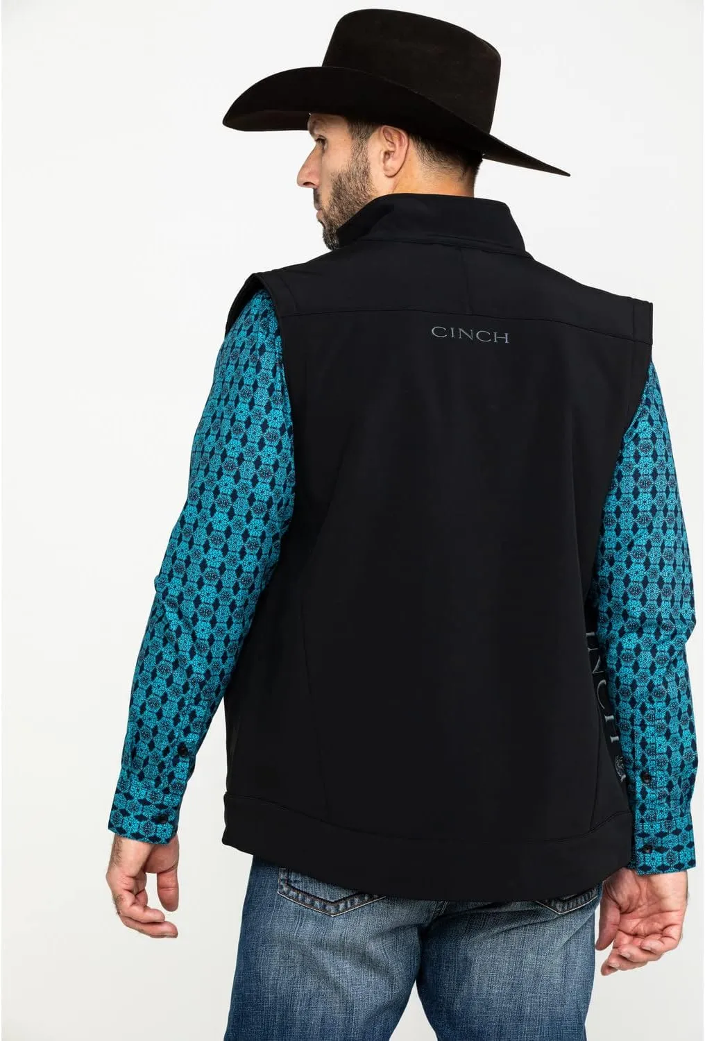 Cinch Men's Bonded Softshell Vest